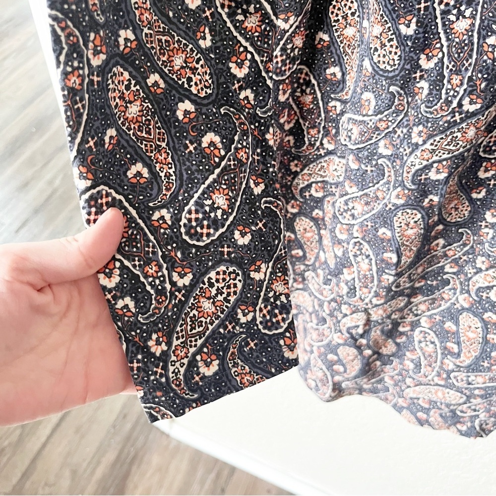 BODEN Sweetheart Neckline Paisley Mini Dress 12R NWT - Picture 7 of 10